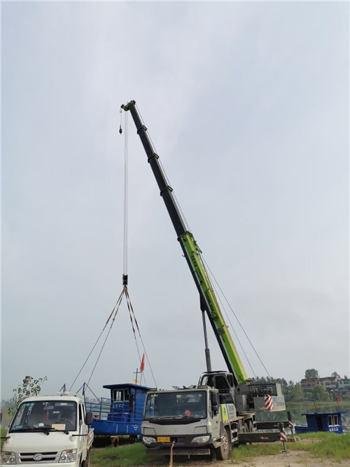 双阳区桥梁建设吊装案例